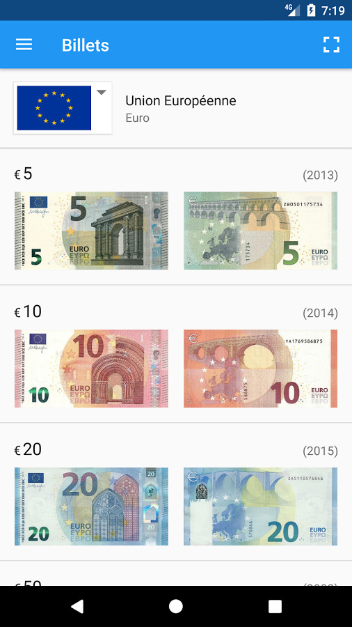 Exchange rate app capture 5